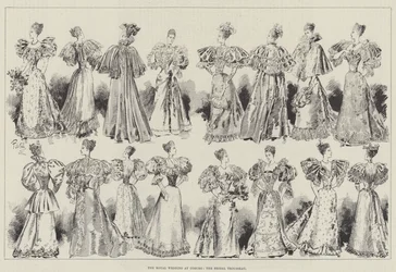 The Royal Wedding at Coburg, the Bridal Trousseau